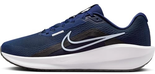 NIKE Downshifter 13, Sneaker Hombre, Midnight Navy Pure Platinum Black White, 44 EU