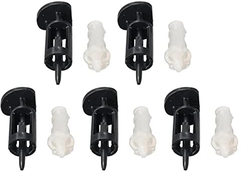 5pcs/set Plastic Mounting Clips For 1155 1150 1156 775 1366 CPU Coolers Heatsink Mount Pins Fan Fastener Push Screws CPU Heatsink Mount Pins