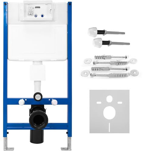 Rea - Telaio WC da incasso Supporto per WC sospeso, Universale, 16X52,5X140Cm