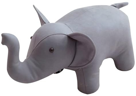 Preferspace Repose-Pieds en Forme d'animal, Chaise à Langer Portable en Forme d'éléphant, décoration de Chambre pour Porche, Salle de Jeux, Chambre d'amis, Salon