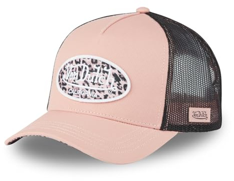 Von Dutch Cap Herren und Damen, Trucker Log, Rosa LOLE