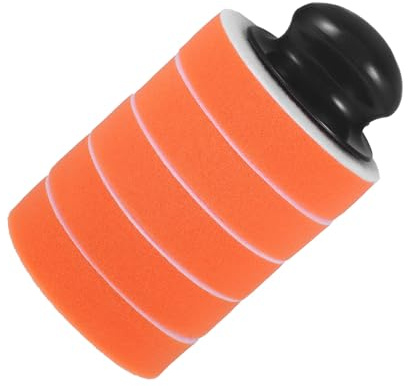 Anneome Juego De Almohadillas De Pulido Con Mango 6 Piezas Esponjas De Pulido Para Aplicar Cera Adecuado Para Automóviles Herramientas De Encerado Manual Para Acabado Profesional