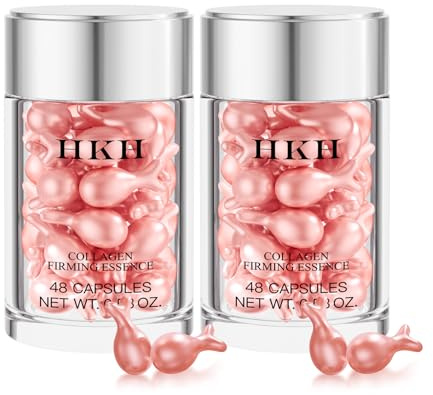 HKH Pro-Retinol Face Serum Capsules – 96 Capsules Anti-Aging & Anti-Wrinkle Skincare with Vitamin A & E - Smooth Fine Lines - Moisturize Hydrate & Firm Skin - Travel-Friendly for Women