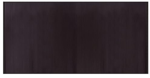 Solivagant Tappeto Rettangolare Marrone Scuro 100x200 cm in bambù,Marrone,3.1kg