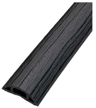 Canalina Passacavi da Pavimento 1pc 2mX3cm Copertura autoadesiva for cavi da pavimento Guaina for anti-passo in PVC for Cablesr Protezione for in(Deep gray pattern)