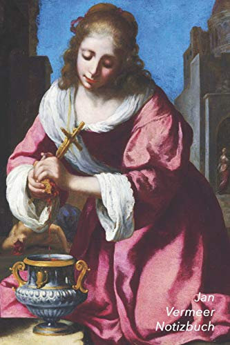 Jan Vermeer Notizbuch: Die heilige Praxedis | Perfekt für Notizen | Modisches Tagebuch | Ideal für die Schule, Studium, Rezepte oder Passwörtern zu schreiben