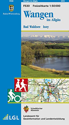 Wangen im Allgäu, Bad Waldsee, Isny: Karte des Schwäbischen Albvereins (Freizeitkarten 1:50000: Mit Touristischen Informationen, Wander- und Radwanderungen)