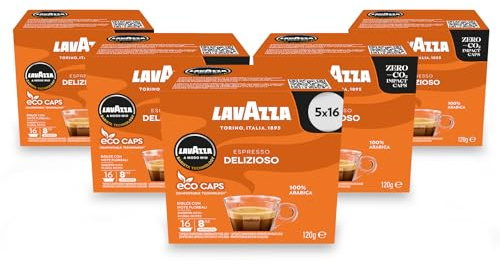 Lavazza Expresso Delizioso Deliziosamente, Lot de 80 Capsules