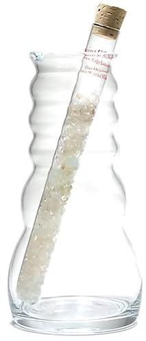Edelsteinwasser-Stab Lebensatem - 24 cm Edelsteinstab Edelsteinwasserstäbe | 100% Natur Wassersteine zur Wasseraufbereitung | Energiearbeit | Mineralien | Dekosteine I