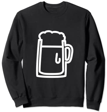 Chope à bière irlandaise porte-bonheur pour la Saint-Patrick Sweatshirt