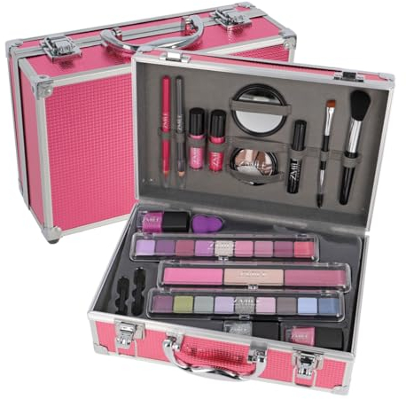 ZMILE COSMETICS Merry Berry pinker Kosmetikkoffer vegane Kosmetik mit Schminke - Make Up Set für unterwegs, zum Reisen und Verschenken