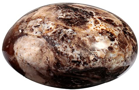 Nupuyai Opale Boulder Naturelle Pierre de Palme pour la Relaxation et Yoga Méditation, Pierre de Poche Polie Irrégulière pour Pierre de Collection et Reiki Chakra (100-200g)