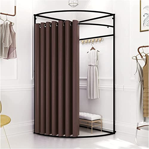 VNABO Bewegliche Umkleidekabine Bekleidungsgeschäft Umkleidekabine Ecke Wandbehang Umkleidekabine für Einkaufszentren