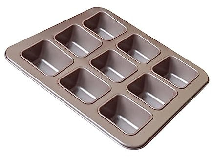 PRETYZOOM 1pezzi Teglia Da Forno Antiaderente Per Pane e Dolci Stampo Quadrato Acciaio Carbonio Facile Da Pulire Per Cucina Domestica e Professionale