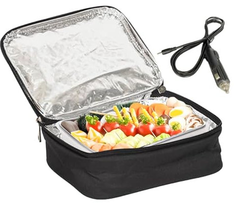 Lonchera eléctrica, calentador eléctrico de alimentos al aire libre, calentador de alimentos portátil para coche, picnic, oficina, viajes por carretera, camping