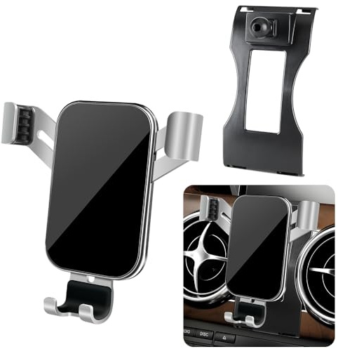 LUNQIN Kfz-Handyhalterung für Mercedes Benz GLK-Klasse 2013, 2014, 2015, GLK350, GLK250, Auto-Innenzubehör, beste Handyhalterung, Handy-Halterung, Lade-Navigations-Halterung, Bildschirmständer
