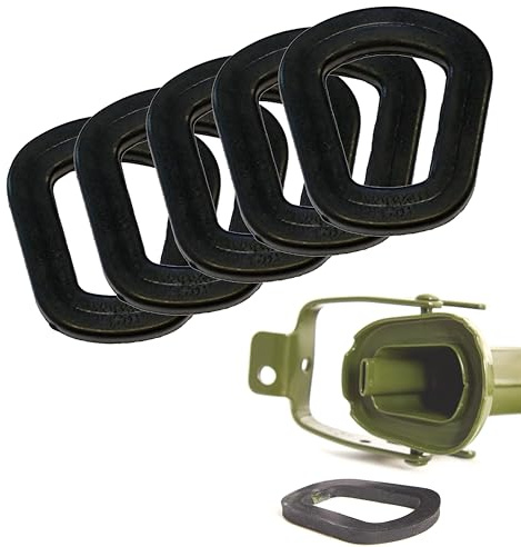 BW® 5 guarnizioni di ricambio per beccuccio per taniche di carburante, in metallo, per taniche di benzina, 5 pezzi, Made in Europe