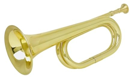 Trompeten-Set Trompeteninstrument Musik Professionelles Signalhorn C-Taste Messing 34 CM Trompete(Gold)