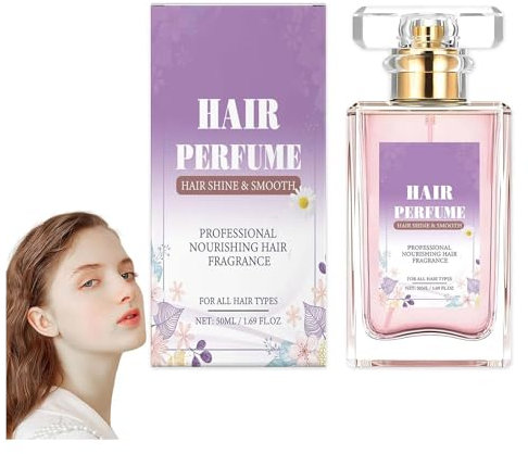 Parfum pour cheveux, parfum phéromones pour cheveux secs et abîmés, huiles essentielles pour femmes, huiles essentielles pour cheveux humides - Brume nourrissante pour cheveux secs avec anti-frisottis