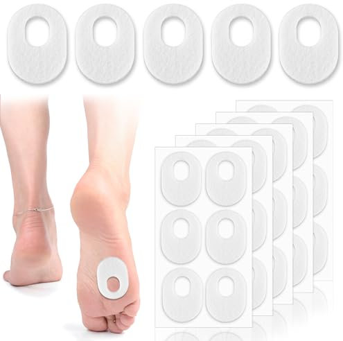 Ouligay 30 cerotti autoadesivi per callo, per alleviare il dolore per vesciche, colore bianco