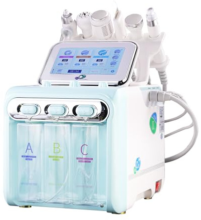 Aquafacialgerät 6 In 1 Wasserstoff Sauerstoff Hautpflege Maschine | Professionell Gesichtsmaschine, Für Zuhause Und Schönheitssalons, Gesicht Befeuchtung