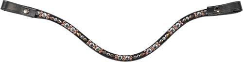 HKM Sparkle Stirnband, Weiß/Rosegold, Pony