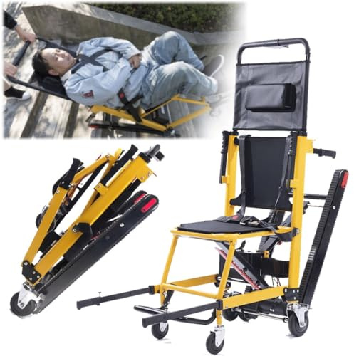 Elektrischer Raupen Treppensteiger Treppenlifte für ältere Menschen, Treppenrollstuhl-Power-Crawler, Elektrische Treppenlifte, Müheloses Auf- und Absteigen von Treppen, für ältere Patienten,