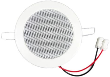 Harewtwy Haut-Parleur Miniature de 3 Pouces à Impédance Constante, Haut-Parleur Encastré Étanche pour Plafond, Haut-Parleur de Plafond