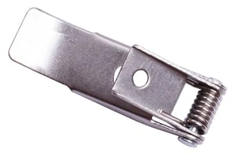 Xhuan- Muelles de Presión Down Light Led Panel Clip Spring Nickel Plated Flat Metal Push Tension Ceiling Steel Sheet Spring, 10 Piece, Robusto multiusos