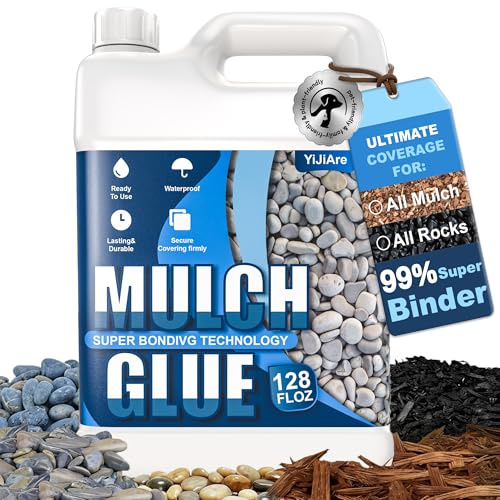 YiJiAre Gravel Binder 3.8 L — Ready-to-Use Landscape Adhesive for Stones, Pebbles & Mulch, Pet & Plant Safe, Fast-Dry Permeable Formula for Outdoor Garden Paths