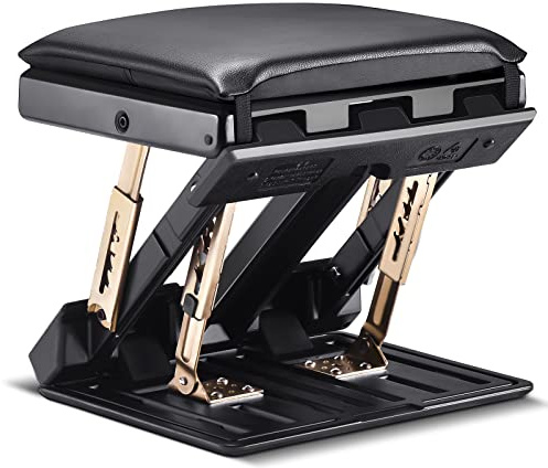 Poggiapiedi da Scrivania, Poggia Piedi per Scrivania con Altezza Regolabile, Appoggia Piedi da Scrivania Ergonomico con Morbido Cuscino, Funzione di Massaggio, Carico 55kg, per Casa Ufficio