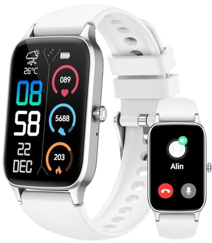 Motast Smartwatch Herren Damen,2026 1,57 HD Smart Watch Fitness-Tracker | Fitnessuhr Damen Bluetooth-5.4-Anrufe,IP68 Wasserdicht Sportuhr,123+ Sportmodi,Schrittzähler/Herzfrequenz/SpO2/Schlafmonitor