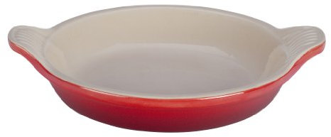 Le Creuset Stoneware 91016513060100 Crème Brûlée Schälchen, für 1 Person, 0,2 l, 13 cm, Kirschrot