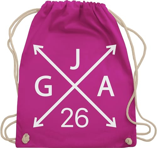 Turnbeutel Rucksack - Junggesellenabschied Männer - JGA 2026 - Unisize - Fuchsia - team bräutigam beutel polter rucksäcke jungesellenabschied 24 tasche brauttaschen jungesselnabschied 23