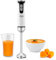 Ufesa Solar Stabmixer, 1200W Leistung, 12 Geschwindigkeitsstufen + TURBO, 4 Edelstahlklingen, Ergonomisches und Spritzschutz-Design, Messbecher, BPA-frei.