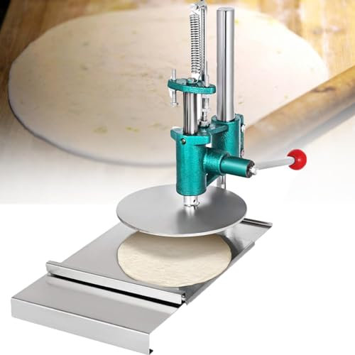 Commercial Stainless Steel Manual Dough Roller Dough Sheeter Pasta Maker for Pizza Pastry - Household Pizza Press Machine for Tortilla
