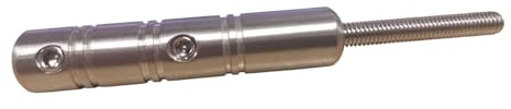 FP INOX Embout à Sertir Manuel pour Câble 8 mm, Acier Inoxydable 304-A2 Satiné, Filetage M8, pour Garde Corps