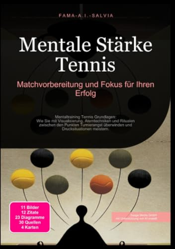 Mentale Stärke Tennis: Matchvorbereitung und Fokus für Ihren Erfolg: Mentaltraining Tennis Grundlagen: Wie Sie mit Visualisierung, Atemtechniken und ... überwinden und Drucksituationen meistern.