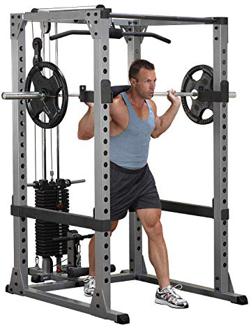 Body-Solid GPR-378 Kraftstation | Power-Rack | Power-Cage | Squat-Rack Studio (Grundrahmen)