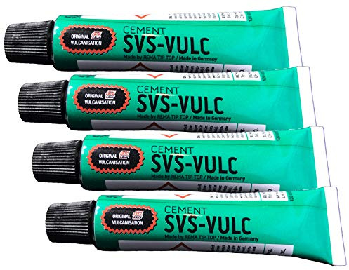 4 Tubi Rema SVS-Vulc Tubo Patch Vulcanizzante Cemento 5 Gram (7 ml)