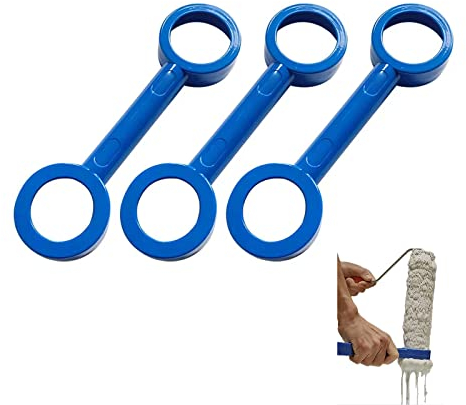 3 Pcs Plastic Paint Roller Saver Cleaners Kit Reusable Paint Roller Cover Cleaner Tools Spinner Paint Brush Cleaners for Home Supplies Paint Rollers