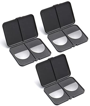 OKH 3 Pairs Stick-on Bifocal Lenses Reader, Reusable Stick On Adhesive Magnifying Reading Lenses for Sunglasses/Sport Glasses/Ski Goggles, No Water Needed