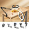 yAyusi 10'' Ring Light con Supporto per Telefono, Ring Light Telefono da Tavolo a LED con Treppiede, Flessibile Supporto per Telecamera, Ringlight Professionale Dimmerabile per Video/TikTok/YouTube