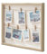 Gwezmxs Madera Portafotos para Fotos Collage Formato Decoración, Marco de Fotos con 6 Pinzas, Personalizado Colgar Postales