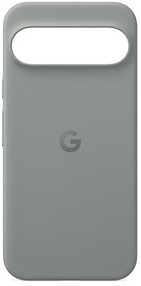 Google Cover Pixel 9 Pro XL - Protezione durevole - Silicone antimacchia - Cover per smartphone Android - Grigio verde