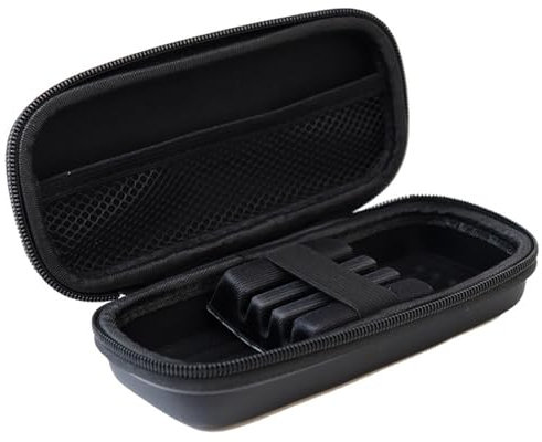Husalsea Darttasch, Schwarz Darts Tasche, Dart Zubehör, Dartcase, Dartpfeile Tasche, Holds x 3 Satz Darts Brieftasche, Darts Case Mit Netztasche Innen