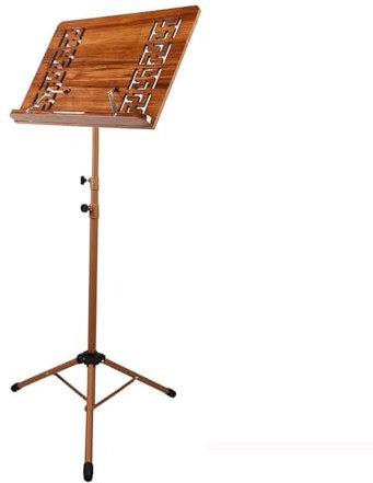 Notenständer aus Holz für Violine, Gitarristenband, tragbar, höhenverstellbar, Stil 2, 80 x 180 cm