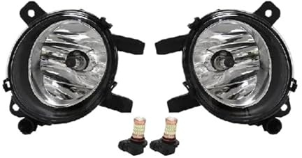 VAHAKKRMVM Occhio D'Angelo Fanali Antinebbia Paraurti Anteriore Luce Di Guida 12V Per F20 F21 F22 F23 F45 F46 F30 F31 F34 F35 fendinebbia(LED Bulb White)