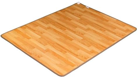 SEVOLY Tappetini riscaldati elettrici al grafene, tappeti riscaldanti, tappetini riscaldati a Temperatura Regolabile, riscaldatori a infrarossi per Pavimenti, scaldapiedi sotto la scrivania,100x100CM