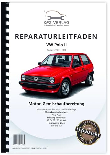 VW Polo 2 86C 1981-1994 Mono-Motronic Einspritz Zündanlage Reparaturanleitung